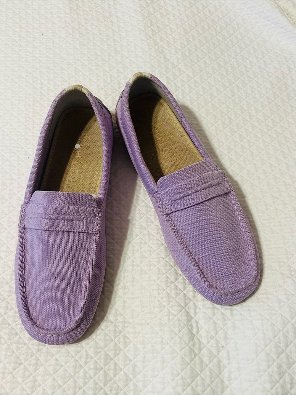 Rothy's The Driver Soft Orchid Slip On Driving Loafer Shoes Women's sz 11